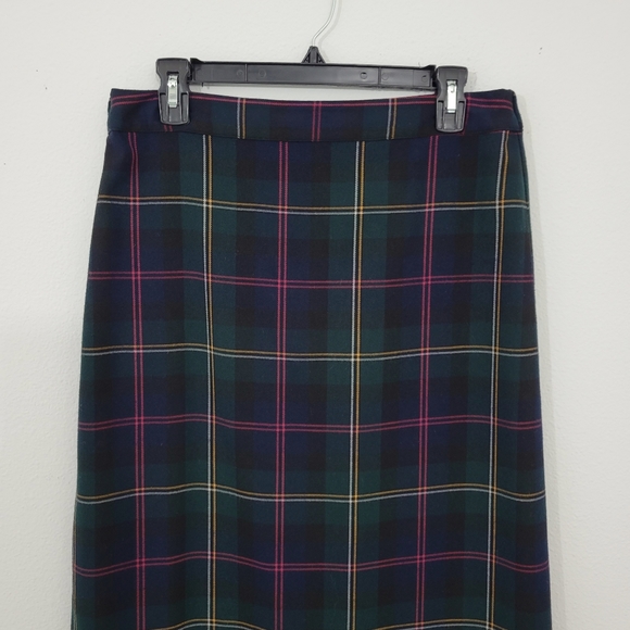 Christopher & Banks Long Holiday Plaid Skirt - Picture 2 of 6